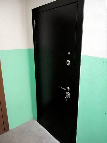 Квартирная порошковая дверь